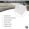 Questech Outlet Covers, Single Duplex Wall Plates 1-Gang Switch Plates