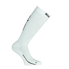 Kempa Long Socks-200354501 Men's Sock, White/Black, 31-35