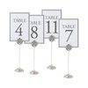 Lillian Rose Silver Wedding Reception Table Number Holders (CP935)