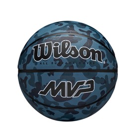 Wilson Unisex Adult MVP CAMO Basketball Blue 5 Ball, 5