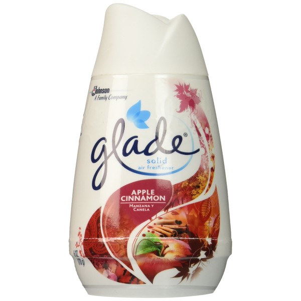 Glade 71697 Solid, Deodorizer for Home Air Freshener, 6 Ounce (Pack of 1), White