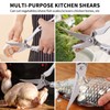 Kitchen Scissors For Food Tongs For Cooking Set-All-Purpose Heavy Duty