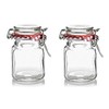2 x Mini Kilner Preserve Jars With Clip Seal Spice Jars 70ML