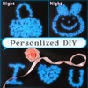 4.8Lbs 1000 PCS Blue Glow in The Dark Rocks for