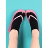 Sintege Flip Flop Socks, 4 Pairs Assorted Colors, Low Cut,