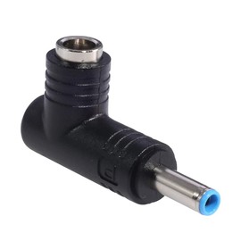 Lzzvibo - 2 adaptadores de conector de alimentación CC de 90 grados, 240 W, enchufe hembra de 5,5 mm x 2,5 mm a conector macho de 4,5 mm x 3,0 mm, para conversión de conexión de alimentación para