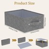 ENUMAIL Collapsible Storage Boxes, Fabric Cloth Organizer Baskets, Cube Bins
