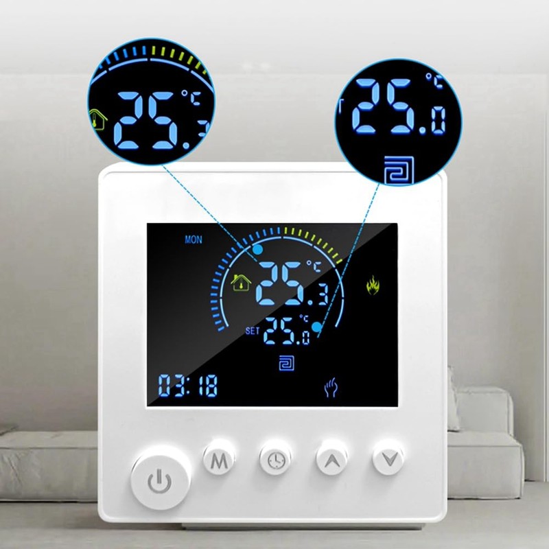 Pojedehy TUYA WiFi Thermostat Temperature Controller Water Electric Floor Heating