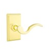 Emtek Passage Set, Rectangular Rosette, Cortina Lever, (Left Hand, Flat