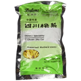 Fortuna Preserved Mustard Strips Si Chuan Zha Cai 3.5oz (3 PACKS)