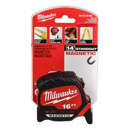 Milwaukee 48-22-0216M 16 ft. x 1.3 in. Wide Blade Magnetic Tape Measure