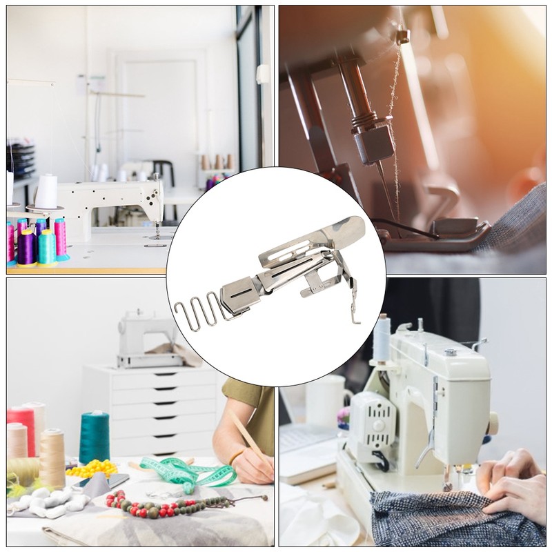 Hemmer Folder Sleeves Binder Rolled Hem Tool 2/3 Needles Sewing