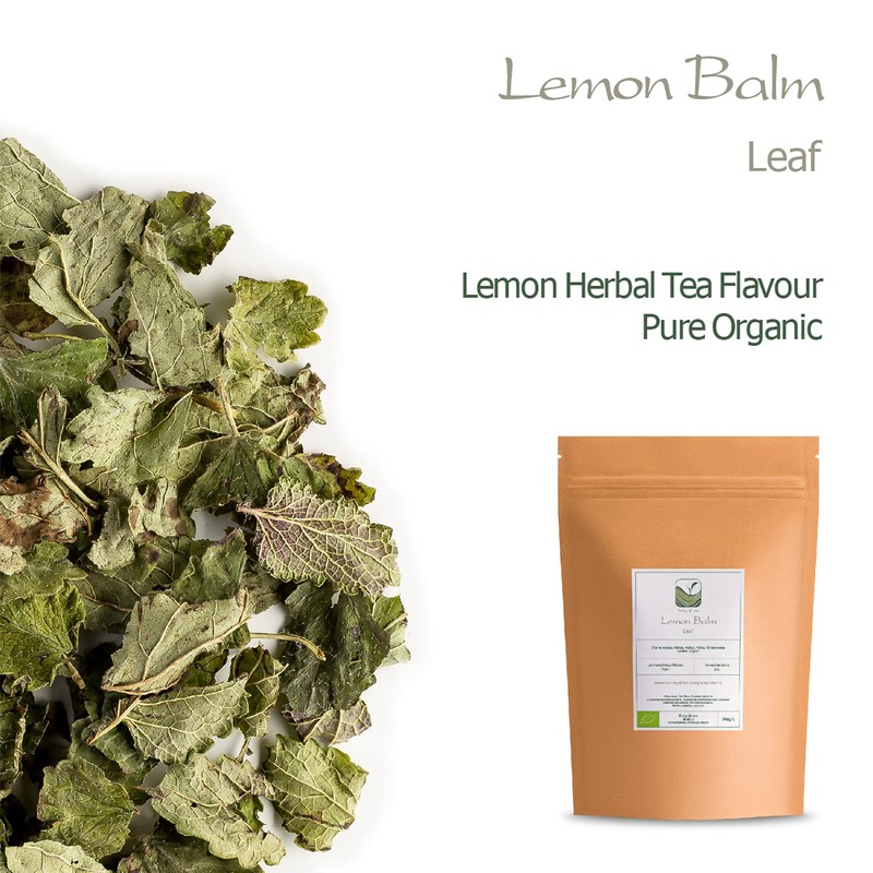 Lemon Balm Organic Loose Leaf - Sweet Lemony - Dried