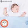 Topkey Silent Wall Clock Kitchen 9 Inch Retro Non-Ticking Decorative