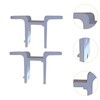 IEUDNS 2Pcs Retractable Awnings Wall Mounting Brackets Support Yard Wall
