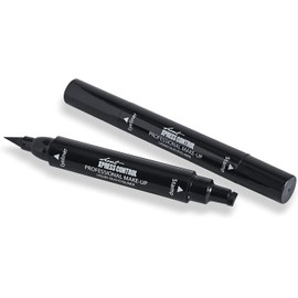Secret Xpress Control Delineador De Ojos Con Forma De Alerón, Resistente Al Agua, De Larga Duración, Líquido Negro, Maquillaje De Ojos De Gato Mate (Negro, 1 Paquete)