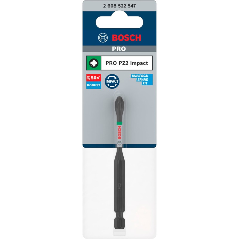Bosch 1x PRO Pozidriv Impact Bit (160 x 50 mm,