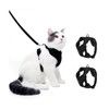 Luxelle 2 Pack Escape-Proof Cat Harness and Leash Set for
