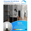 ZHENMING G9 LED Bulb 8W 75W 80W Halogen Equivalent, Dimmable