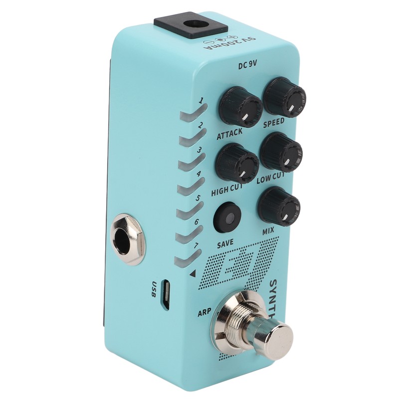 Synth Effect Guitar Electronic Polyphonic Synth Voice Effects Pedal with