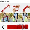 Elastic Jacket Gripper with D-Ring Hook and Buckle,Small Items Strap