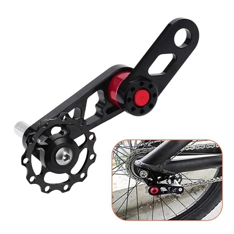 Sarini Bicycle Chain Tensioner Aluminum Alloy Rear Derailleur Chain Guide