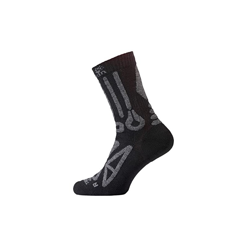 Jack Wolfskin Trekking Classic Cut merino hiking socks black