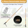Donepart Stand Up Weed Puller Tool, Long Handle Weeder &