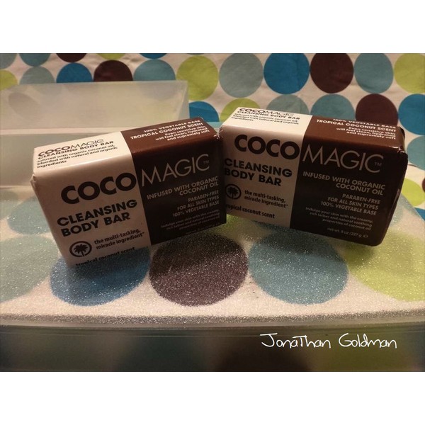 Lot of 2 - Coco Magic Cleansing Body Bar Soap Bar 8oz 227g NEW