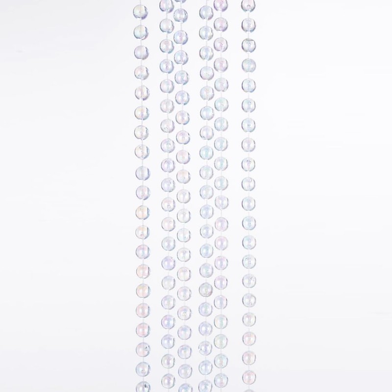 Kurt S. Adler 15-Foot Clear Iridescent Bead Garland