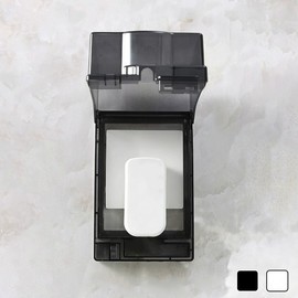 No-Drill Waterproof Bathroom Outlet Cover 01 Rectangular Outlet C - Black 2ea