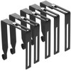 Operitacx 5pcs Adjustable Cubicle Hooks Small Hooks Partition Hanger Hanging