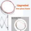 Welllink 7Inch Wall Mounted Double Sided Mirror, Accordion Makeup Mirror