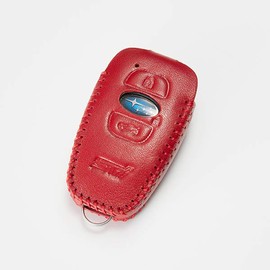 Subaru Genuine STI Access Key Cover (Lambskin leather/Red) Product Number: STSG20100140