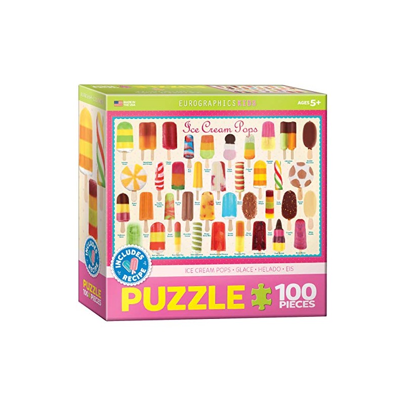Eurographics Ice Cream Pops 100-Piece Puzzle