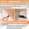 Tallew 9 Pcs Plastic Scraper Tool Sticker Plastic Razor Blade