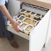 Emsa Optima 513556 x 4 Stackable Storage Containers for Dry