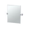 Gatco 4329SM Tiara Small Rectangle Mirror, Chrome