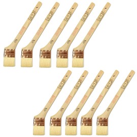 Hake City Brush Brush Grout Brush, For Oil Purifiers, Premium Goat Hair, Top Muscles, 1.6 inches (40 mm), Set of 10