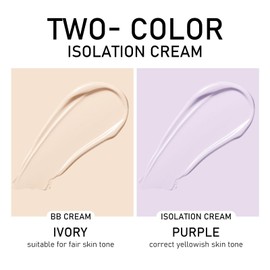 KYDA Colours Correct Primer Makeup, Purple, Colour Correcting Cream, Face Makeup Primer, Oil Control and Moisturising Skin Colour, Brightening Primer Concealer Foundation, Radiance Skin
