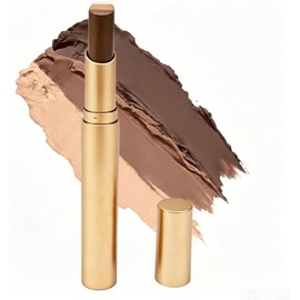 Sombra de Ojos en Barra de 3 Colores, Lápiz de Maquillaje en Crema Resistente al Agua y de Larga Duración, Acabado Mate y Brillante para Looks Diurnos y Nocturnos