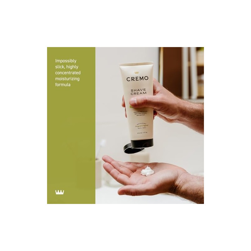 Cremo Sage & Citrus Shave Cream, Astonishingly Superior Smooth Shaving