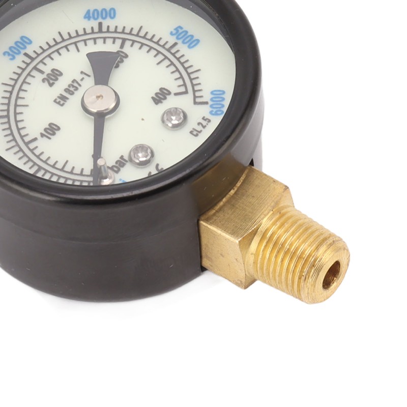 6000psi Dual Scale Pressure Gauge 1/8 Npt Connection Pressure Gauge