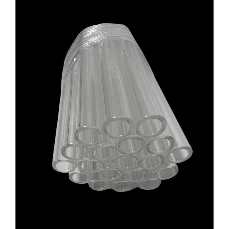4" Inch Clear Pyrex Glass Blowing Tube 12mm OD 8mm