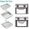 EasiBBQ 67047 Catch Pan Holder with Aluminum Drip Pans for