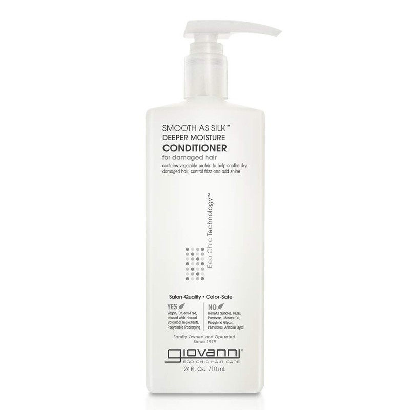 GIOVANNI Smooth As Silk Deeper Moisture Conditioner - Calms Frizz,