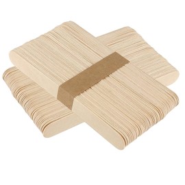 Natural Wood Craft Sticks 100 Pieces, Lolly Sticks, Popsicle Sticks, Ideal for Arts and Handwork, Classroom Art Supplies,114mm x 10mm x 2mm