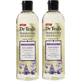 2 Pack of Dr. Teal's Soothe & Sleep with Lavender Body and Bath Oil, 8.8 fl oz ea
