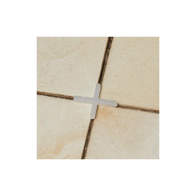 100pc Tile Spacers 5mm Spacers Slab Spacers Plastic Cross Shaped
