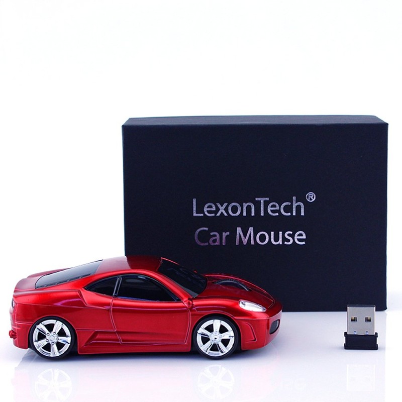 UrChoiceLtd® Car Mouse, 2.4GHz Wireless Mouse 3D 1600DPI Sports Racing